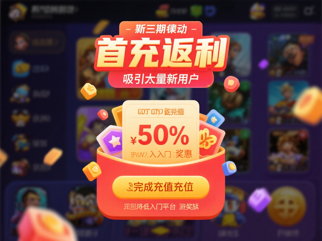 比如，近期推出的“首充返利”活动就吸引了大量新用户