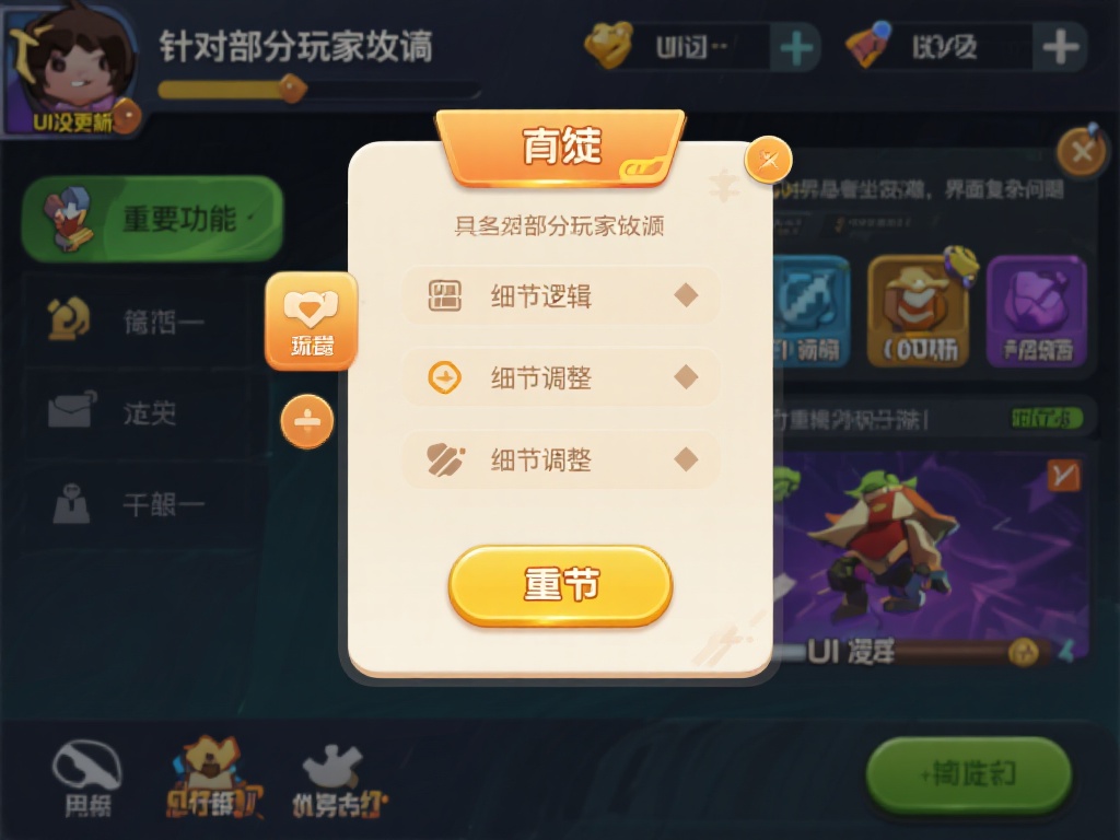 另外，针对部分玩家反映的界面复杂问题，本次更新对游